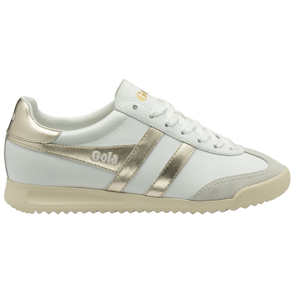 Gola Women's Torpedo Mirror Sneakers White/Gold/Off white